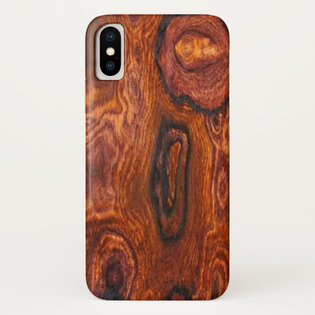 Coques Case-Mate iPhone Cocobolo (bois) Finition (Dos)