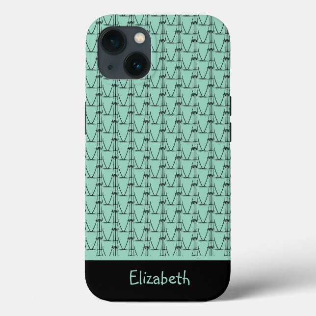 Coques Case-Mate iPhone Cocotiers en silhouette (Verso)
