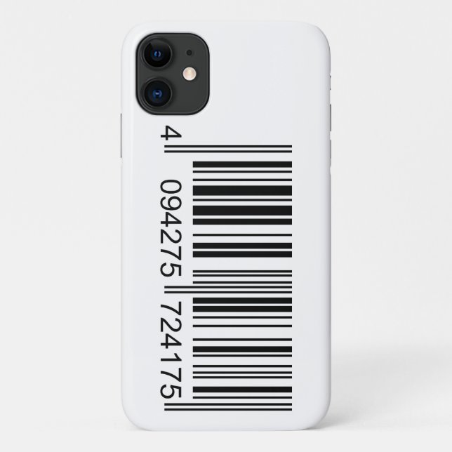 Coques Case-Mate iPhone Code-barres très amusant (Dos)