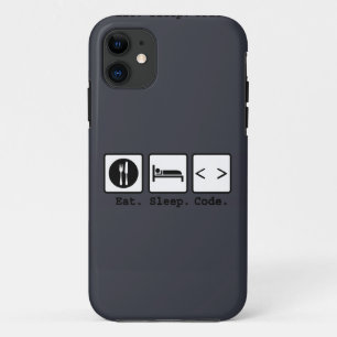 Etui iPhone Case-Mate code de sommeil manger Nerd