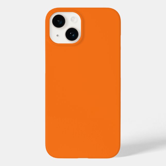 Coques Case-Mate iPhone Code hexadécimal citrouille FF7518 (Verso)