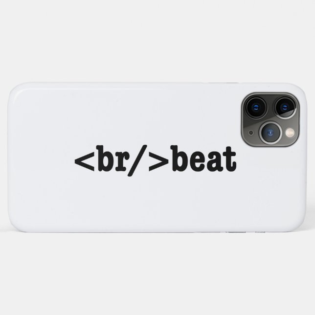 Coques Case-Mate iPhone code HTML breakbeat (Dos (Horizontal))