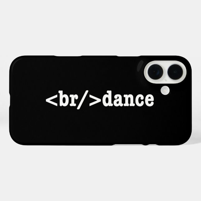 Coques Case-Mate iPhone code HTML de rupture (Verso (horizontal))