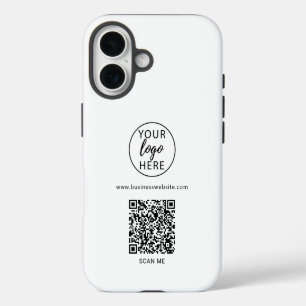 Coque Pour iPhone 16 Code QR de logo professionnel
