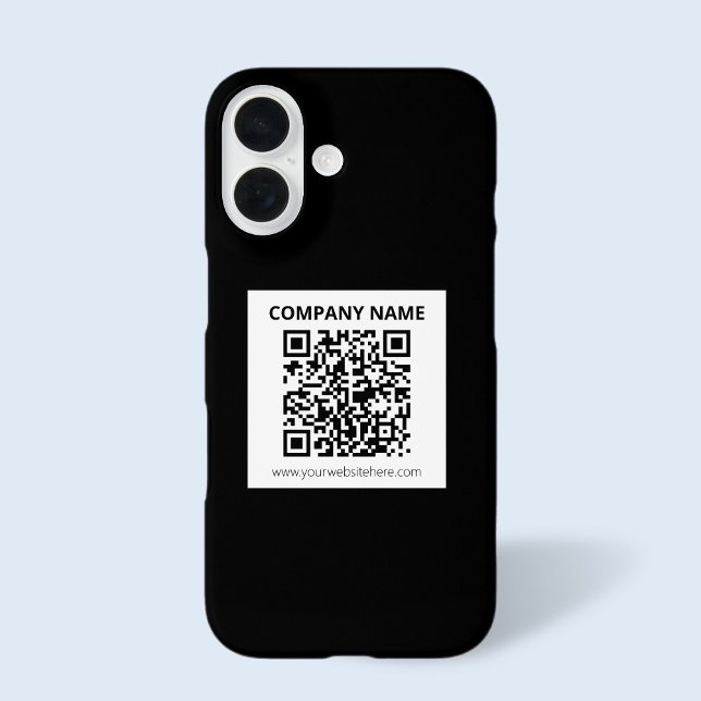 Coques Case-Mate iPhone Code QR modifiable et conception simple personnali (Créateur téléchargé)