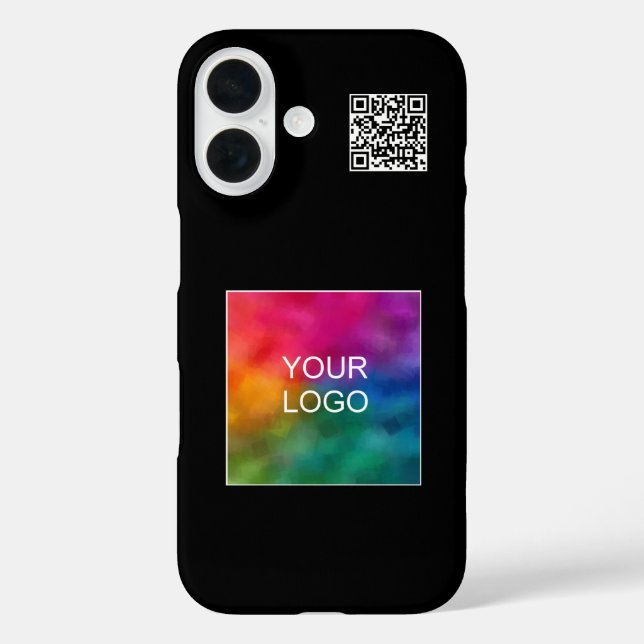 Coques Case-Mate iPhone Code QR personnalisé Téléchargez votre propre logo (Verso)