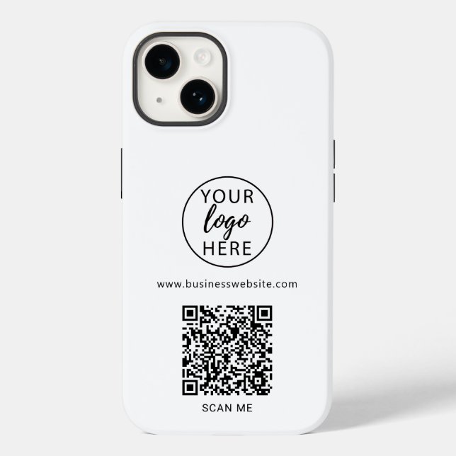 Coques Case-Mate iPhone Code QR professionnel personnalisé (Verso)