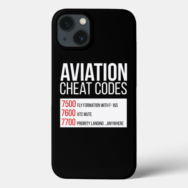 Coques Case-Mate iPhone Codes De Triche De L'Aviation Drôle Pour Les Pilot (Verso)