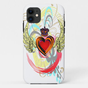 Coque Case-Mate iPhone Coeur à ailes avec le cas de l'iPhone 5 de