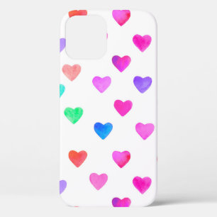 Case-Mate iPhone Case coeur aquarelle peint à la main motif Valentine's