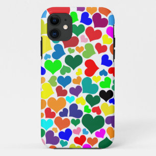 Etui iPhone Case-Mate coeur arc-en-ciel