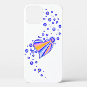 Case-Mate iPhone Case Coeur arc-en-ciel avec étoiles
