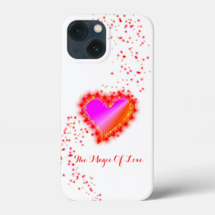 Case-Mate iPhone Case Coeur arc-en-ciel avec étoiles, La magie de l'amou