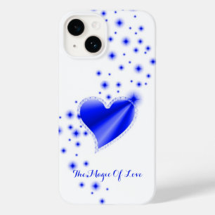 Coque Case-Mate iPhone Coeur arc-en-ciel avec étoiles, La magie de l'amou