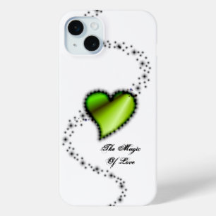 Coque Case-Mate iPhone Coeur arc-en-ciel avec étoiles, La magie de l'amou