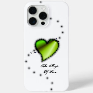 Coque Case-Mate iPhone Coeur arc-en-ciel avec étoiles, La magie de l'amou
