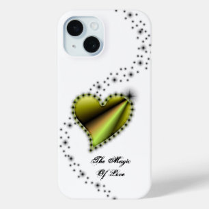 Coque Case-Mate iPhone Coeur arc-en-ciel avec étoiles, La magie de l'amou