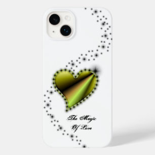 Coque Case-Mate iPhone Coeur arc-en-ciel avec étoiles, La magie de l'amou
