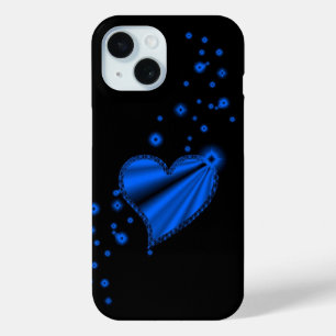 Coque Case-Mate iPhone Coeur arc-en-ciel avec étoiles sur noir