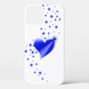 Case-Mate iPhone Case Coeur arc-en-ciel bleu avec étoiles