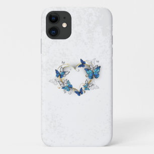 Case-Mate iPhone Case Coeur bijoux avec papillons Morpho