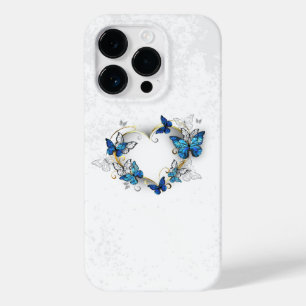 Coque Case-Mate iPhone Coeur bijoux avec papillons Morpho