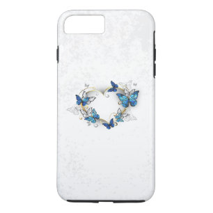 Case-Mate iPhone Case Coeur bijoux avec papillons Morpho