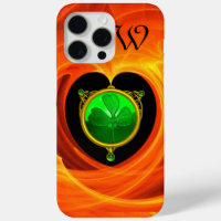 COEUR CÉLTIQUE DE SAINT PATRICK, MONOGRAMME SHAMRO