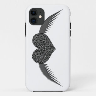 Coque Case-Mate iPhone Cœur d'amour ailé gothique
