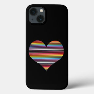 Etui iPhone Case-Mate Cœur de câble ruban arc-en-ciel