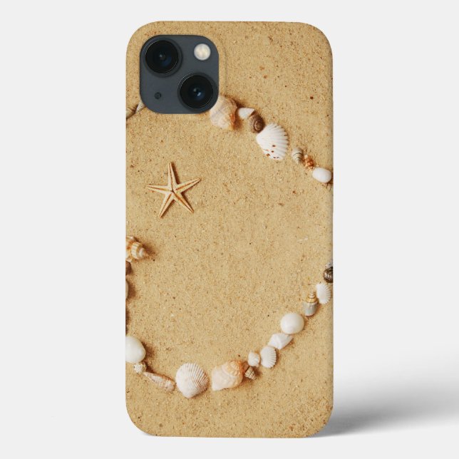 Coques Case-Mate iPhone Coeur de coquillages avec Starfish (Verso)