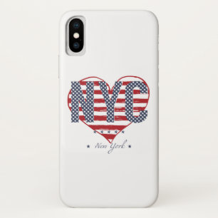 Case-Mate iPhone Case Coeur de drapeau américain de NYC
