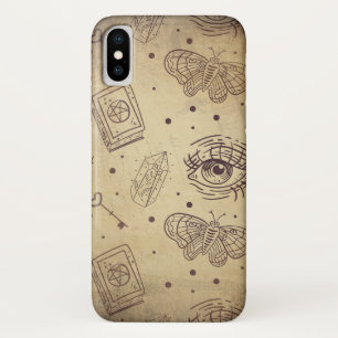 Case-Mate iPhone Case Coeur de la clé de papillon vintage défoncé