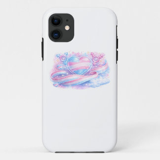 Case-Mate iPhone Case Cœur de la fierté transgenre Galaxie