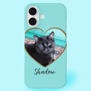 Coque Pour iPhone 16 Coeur de Parties scintillant modèle photo avec ani