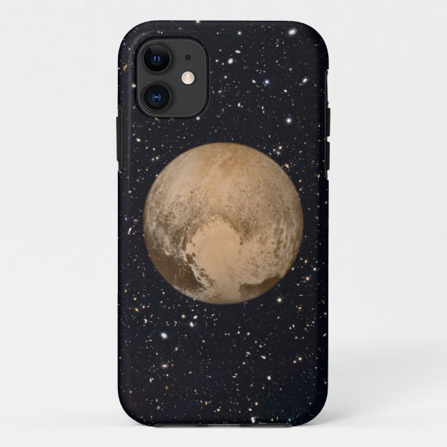 Coques Case-Mate iPhone Coeur de Pluto Starry Sky (Dos)