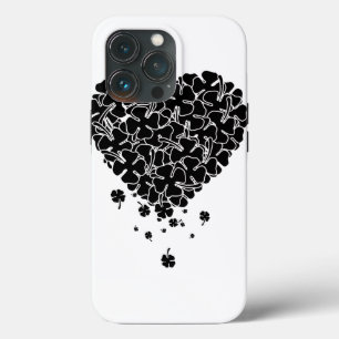 Case-Mate iPhone Case Coeur de trèfle noir