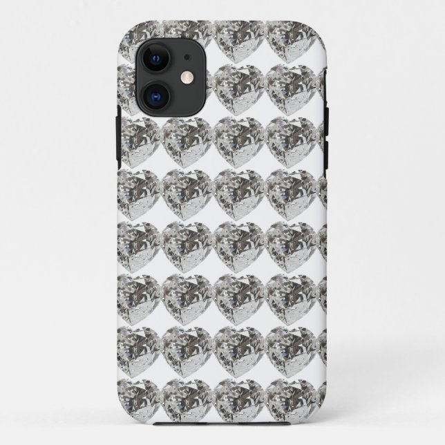 Coques Case-Mate iPhone Coeur diamant (Dos)