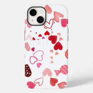 Coque Case-Mate iPhone Cœur doux autour de bonbons doux