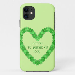 Coques Pour iPhone Coeur du jour de St Patrick