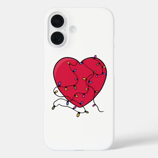Coques Case-Mate iPhone Coeur éclairé (Verso)