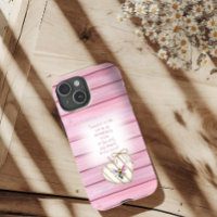 Cœur en bois rose girly faux arc-en-ciel abeille F
