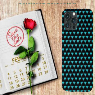 Case-Mate iPhone Case Coeur et flèche - Turquoise de la marine
