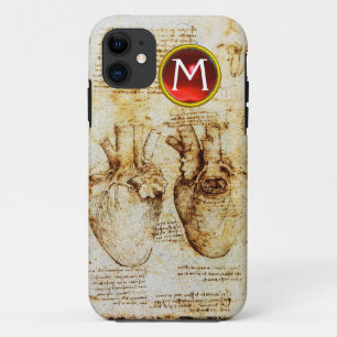 Case-Mate iPhone Case Coeur et ses vaisseaux sanguins Parchemin Gem Mono