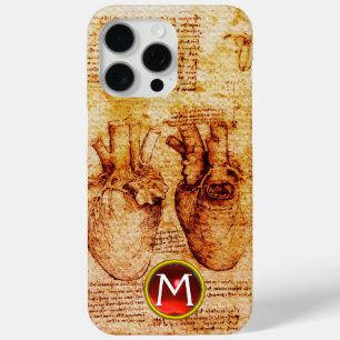 Coque Case-Mate iPhone Coeur et ses vaisseaux sanguins Parchemin Gem Mono