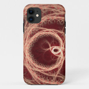 Coque Case-Mate Pour iPhone Coeur fractal rouge