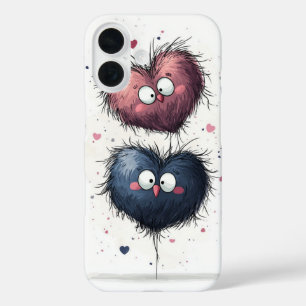 Coque Pour iPhone 16 Coeur grincheux Minis