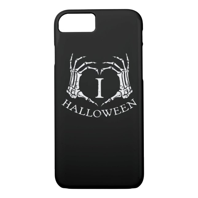 Coques Case-Mate iPhone Coeur Halloween Squelette Costume main Hommes Femm (Dos)
