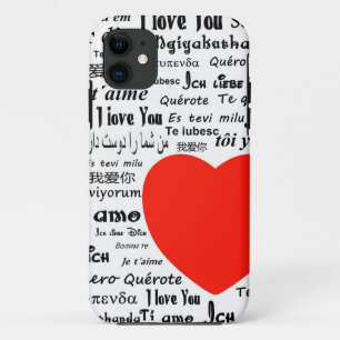 Etui iPhone Case-Mate coeur je t'aime