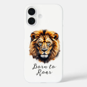 Coque Pour iPhone 16 Coeur Lion - Sacoche de téléphone Bold Spirit